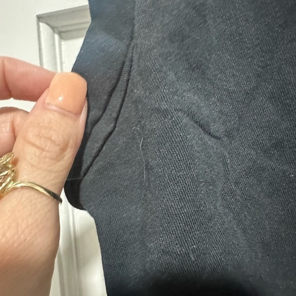 Frame Denim Women's Black Knot-Detail Muscle Tee size Small EUC - Picture 5 of 5